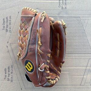 Wilson Brown Leather Baseball Glove